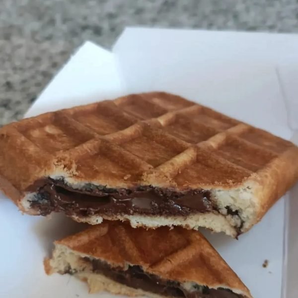 Gofre relleno chocolate